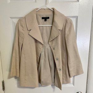 Ann Taylor Beige Blazer Size 0